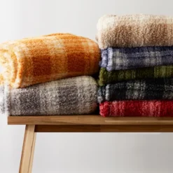 Plaid Plush Throw-Kirkland's Home Best Sale