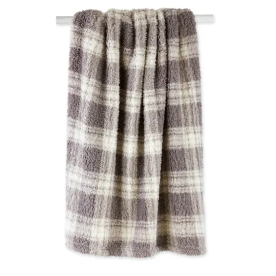 Plaid Plush Throw-Kirkland's Home Best Sale