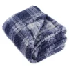 Plaid Plush Throw-Kirkland's Home Outlet