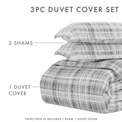 Plaid Polka Dot 2-Pc. Twin Duvet Cover Set-Kirkland's Home Cheap