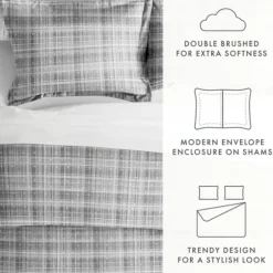 Plaid Polka Dot 2-Pc. Twin Duvet Cover Set-Kirkland's Home Cheap
