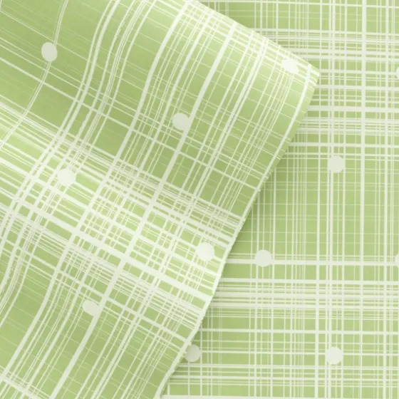 Plaid Polka Dot 3-Pc. Twin Sheet Set-Kirkland's Home Best