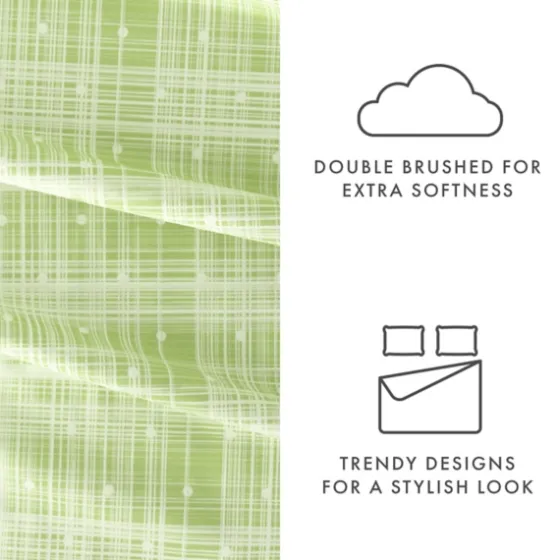 Plaid Polka Dot 3-Pc. Twin Sheet Set-Kirkland's Home Best