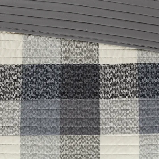Plaid Reversible 6-Pc. Full/Queen Coverlet Set-Kirkland's Home Best Sale