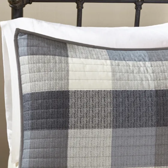 Plaid Reversible 6-Pc. Full/Queen Coverlet Set-Kirkland's Home Best Sale