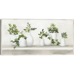 Plant Shelf Life Framed Canvas Art Print-Kirkland's Home Discount