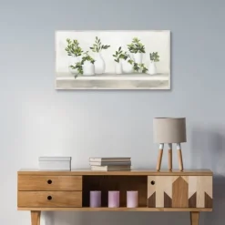 Plant Shelf Life Framed Canvas Art Print-Kirkland's Home Discount