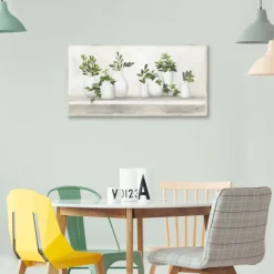 Plant Shelf Life Framed Canvas Art Print-Kirkland's Home Discount