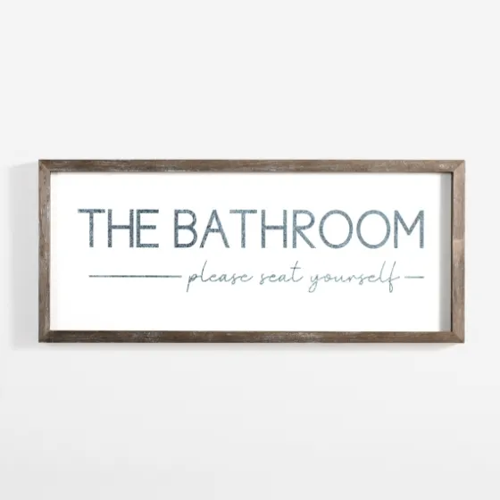Please Seat Yourself Framed Wall Plaque-Kirkland's Home New