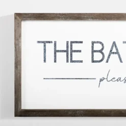 Please Seat Yourself Framed Wall Plaque-Kirkland's Home New