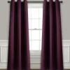 Plum Absolute Blackout Curtain Panel Set, 84 In.-Kirkland's Home Cheap