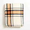 Plush Cream Plaid Throw-Kirkland's Home Sale