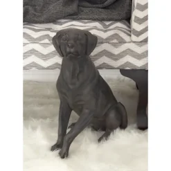 Polystone Sitting Labrador Statue-Kirkland's Home New