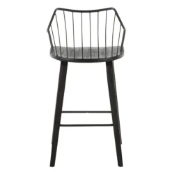 Poplar Wood Swivel Counter Stool-Kirkland's Home Hot