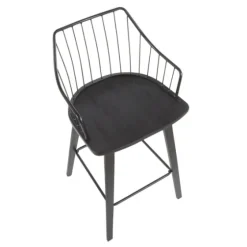 Poplar Wood Swivel Counter Stool-Kirkland's Home Hot