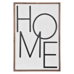 Popped Letter Home Plaque-Kirkland's Home Clearance