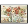 Poppies And Eucalyptus Framed Giclee Canvas Print-Kirkland's Home Discount