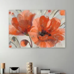 Popping Poppies Canvas Art Print, 48X32 In.-Kirkland's Home Flash Sale