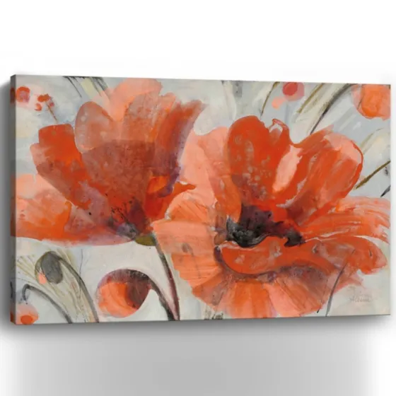 Popping Poppies Canvas Art Print, 48X32 In.-Kirkland's Home Flash Sale