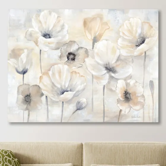 Poppy Garden Landscape Giclee Canvas Art Print-Kirkland's Home Cheap
