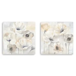 Poppy Garden 2-Pc. Canvas Art Set, 30X30 In.-Kirkland's Home Store
