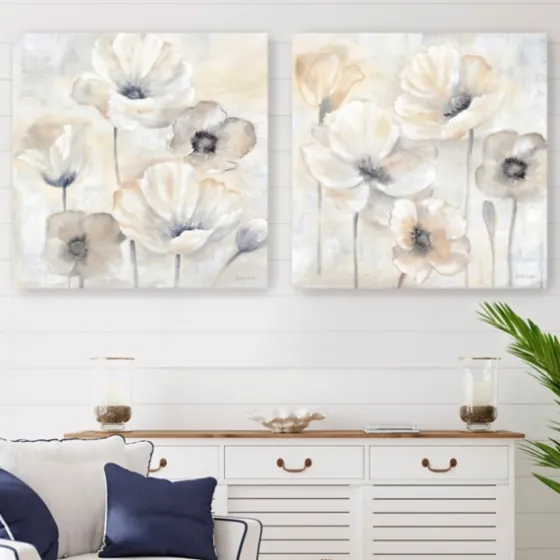 Poppy Garden 2-Pc. Canvas Art Set, 30X30 In.-Kirkland's Home Store