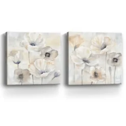 Poppy Garden 2-Pc. Canvas Art Set, 30X30 In.-Kirkland's Home Store