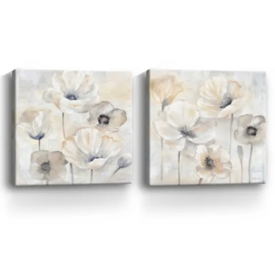 Poppy Garden 2-Pc. Canvas Art Set, 30X30 In.-Kirkland's Home Store