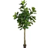 Potted Fiddle Leaf Fig Tree, 8 Ft.-Kirkland's Home Flash Sale