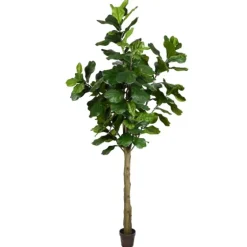 Potted Fiddle Leaf Fig Tree, 8 Ft.-Kirkland's Home Flash Sale