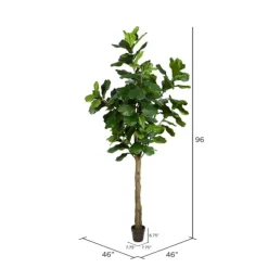Potted Fiddle Leaf Fig Tree, 8 Ft.-Kirkland's Home Flash Sale