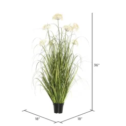 Potted Flowering Grass, 36 In.-Kirkland's Home Clearance