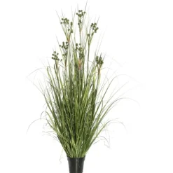 Potted Grass With Pomp Balls-Kirkland's Home Flash Sale