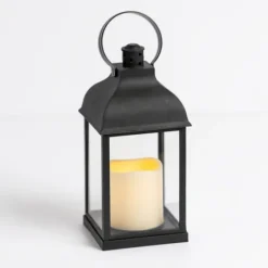 Pre-Lit Matte Ring Led Lantern-Kirkland's Home Cheap
