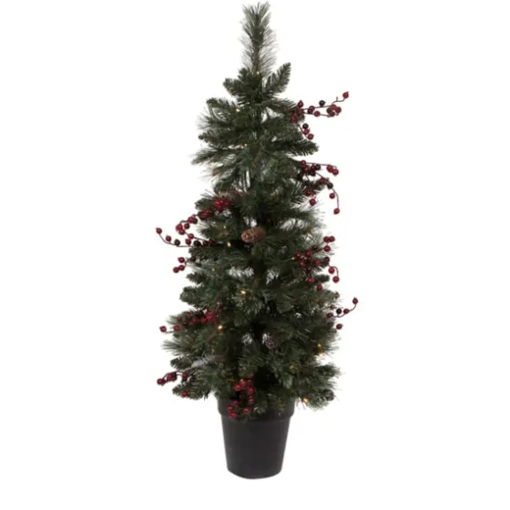 Pre-Lit 4-Pc. Outdoor Christmas Greenery Set-Kirkland's Home Cheap