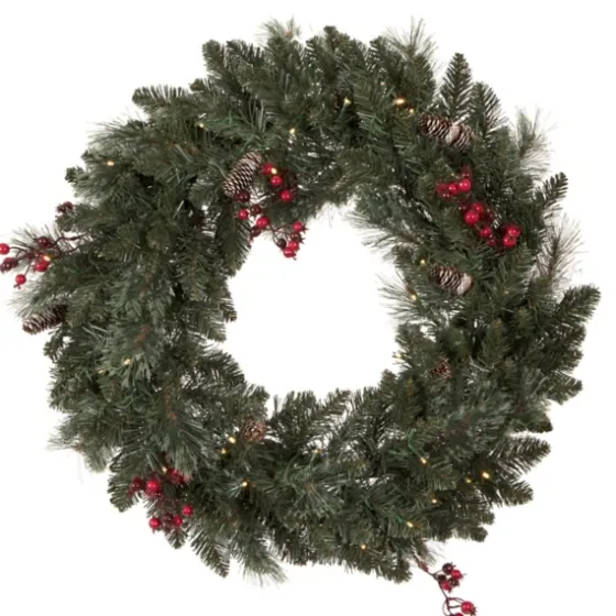 Pre-Lit 4-Pc. Outdoor Christmas Greenery Set-Kirkland's Home Cheap