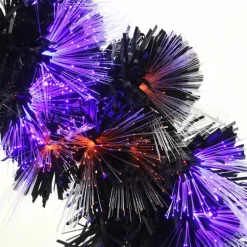 Pre-Lit Purple Fiber Optics Halloween Wreaths-Kirkland's Home Hot