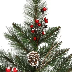 Pre-Lit Snow Tipped Berry And Pinecone Garland-Kirkland's Home New