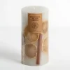 Pressed Citrus Unscented Pillar Candle, 6 In.-Kirkland's Home Hot