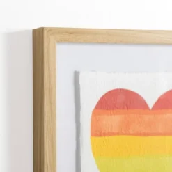 Pride Rainbow Heart Framed Art Print-Kirkland's Home New