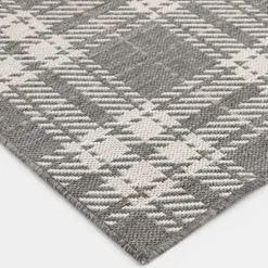 Priya Plaid Indoor/Outdoor Area Rug, 2X7-Kirkland's Home Fashion