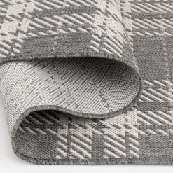 Priya Plaid Indoor/Outdoor Area Rug, 2X7-Kirkland's Home Fashion