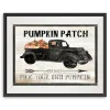 Pumpkin Patch Black Truck Giclee Canvas Art Print-Kirkland's Home Sale