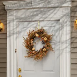 Pumpkin Seedpod Stalks Harvest Wreath-Kirkland's Home Shop