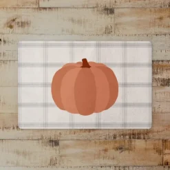 Pumpkins On Plaid Floor Mat-Kirkland's Home Hot