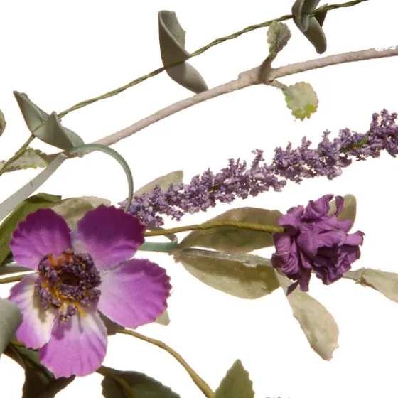 Purple Daisy And Lavender Wreath-Kirkland's Home Discount
