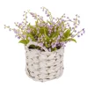 Purple Lily Of The Valley Arrangement In Basket-Kirkland's Home Sale