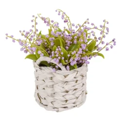 Purple Lily Of The Valley Arrangement In Basket-Kirkland's Home Sale