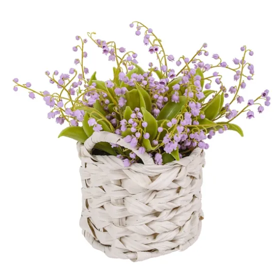 Purple Lily Of The Valley Arrangement In Basket-Kirkland's Home Sale