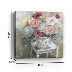 Quaint Bouquet Giclee Canvas Art Print, 40X40 In.-Kirkland's Home Discount